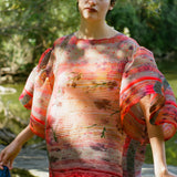ROBIN HANDPLEATED TOP IN BIRTE