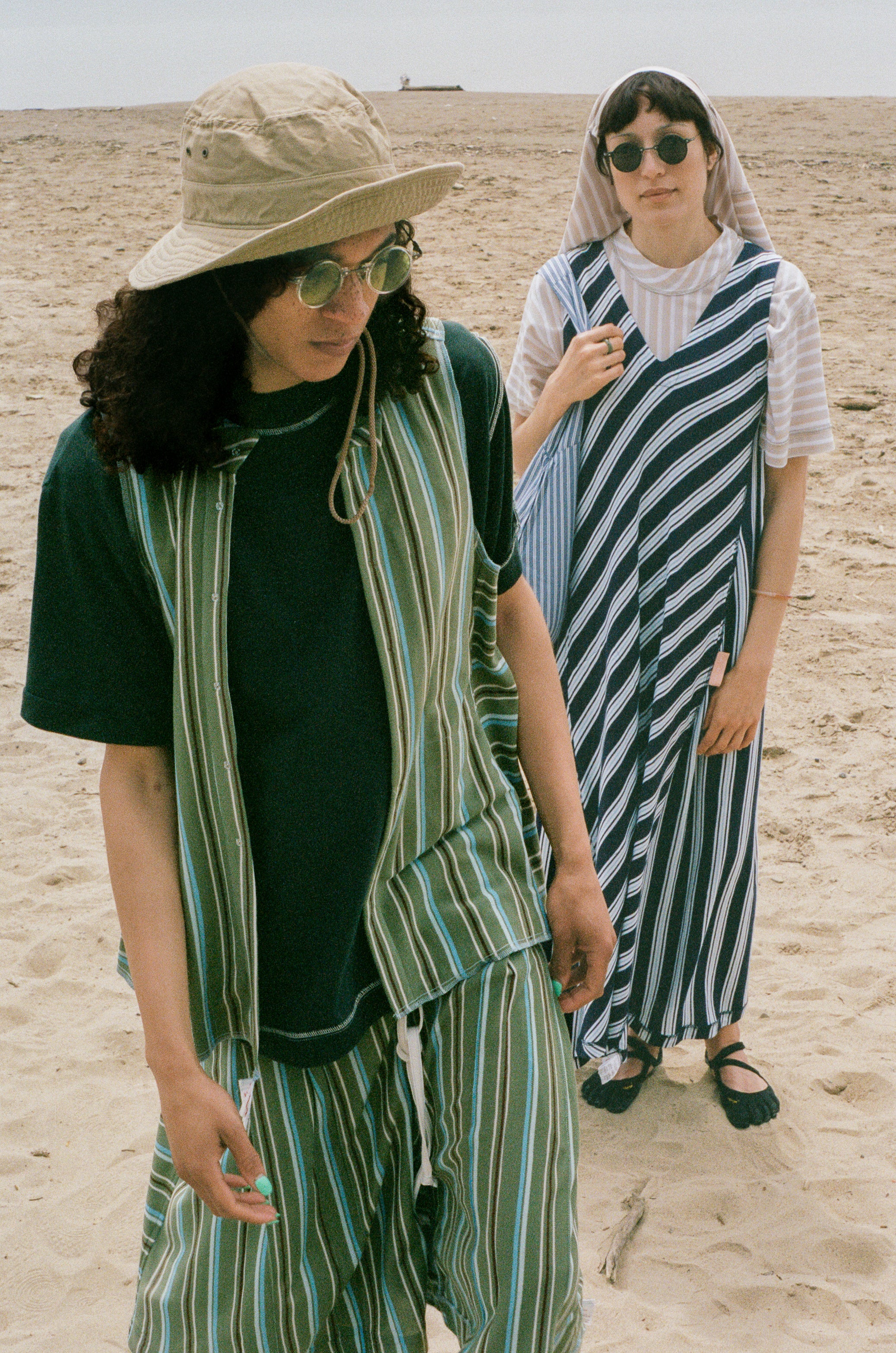 jersey pique green striped pleated basketball shorts