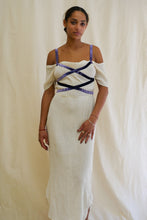 Load image into Gallery viewer, SALOME DRESS IN WHITE SAND - 100% SILK