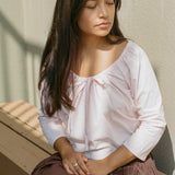 SCOOP TOP IN BLUSH