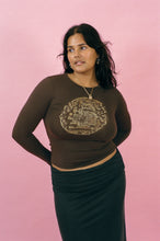 Load image into Gallery viewer, SERENITY LONG SLEEVE IN BROWN