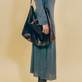 grey lurex fitted waterfall long sleeve maxi dress