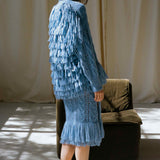 MAXI PULLOVER IN SKY