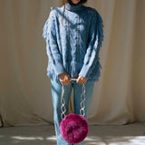 MAXI PULLOVER IN SKY