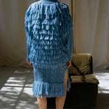 MAXI PULLOVER IN SKY