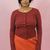 SOPHIE CARDIGAN IN DAHLIA