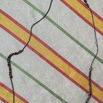 ionized stainless steel chain crocheted pullover necklace