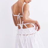 STARRY NIGHT LONG DRESS IN WHITE