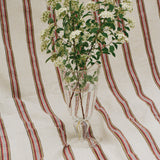 clear glass trumpet vase blue yellow details