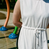 TESSA TERRY TUNIC IN WHITE