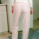 TIE PANTS IN BLUSH PINK