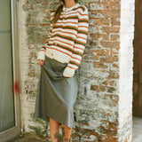 WOOL SKIRT IN GREY