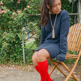 TILDA DRESS IN DENIM