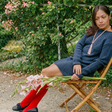TILDA DRESS IN DENIM