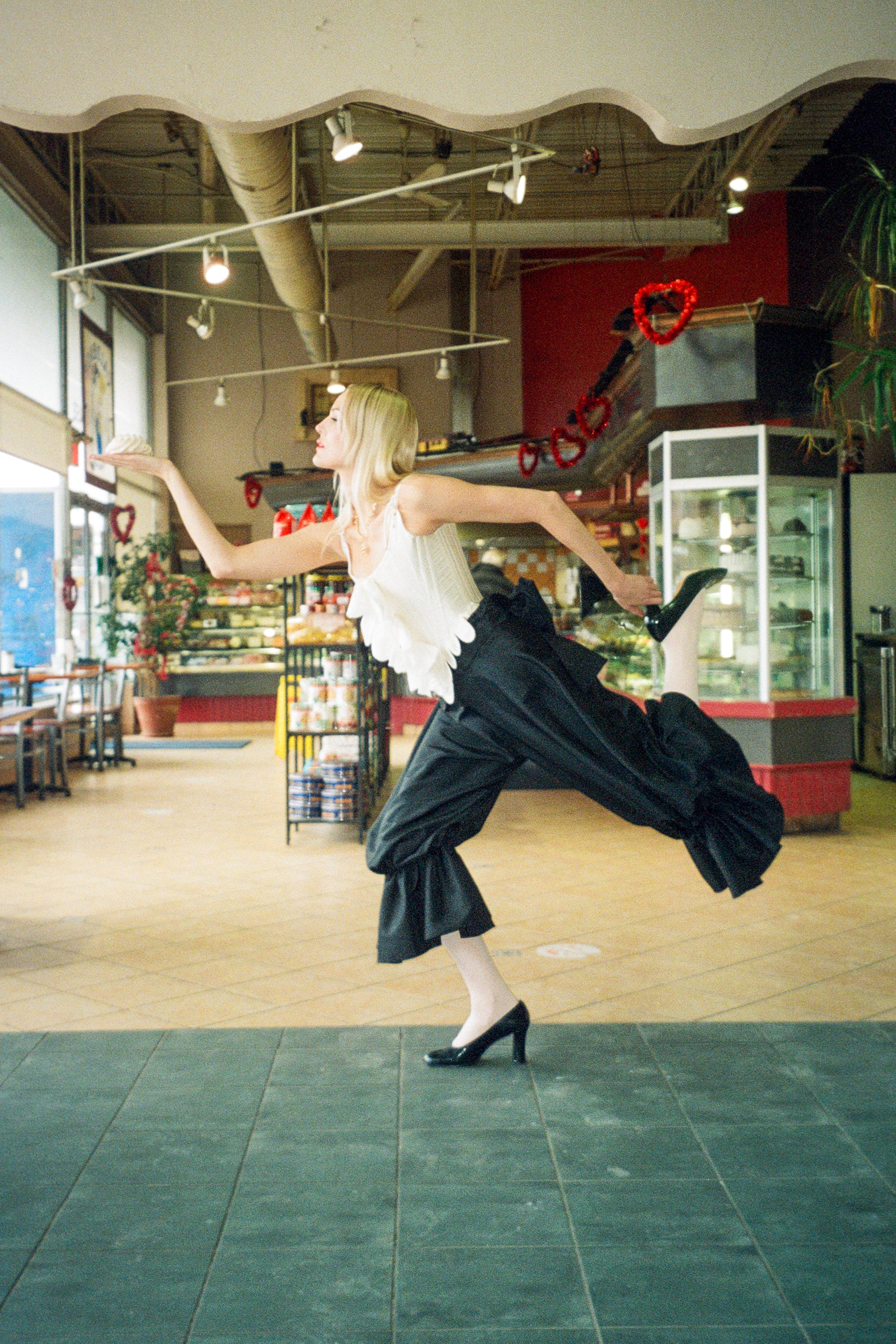 handmade silk bloomers in black