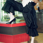 handmade silk bloomers in black