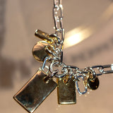 TWO TONE DIARIO NECKLACE