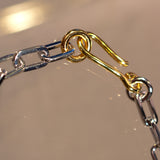 TWO TONE DIARIO NECKLACE