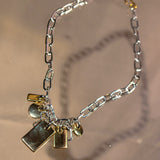 TWO TONE DIARIO NECKLACE