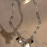 TWO TONE DIARIO NECKLACE