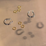 TWO TONE FILLIA EARRINGS