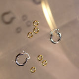 TWO TONE FILLIA EARRINGS