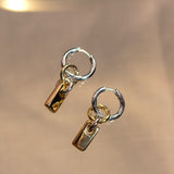 TWO TONE MARCA EARRINGS
