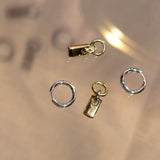 TWO TONE MARCA EARRINGS