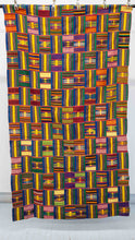 Load image into Gallery viewer, jewel tone multi colour striped ewe kente cloth