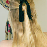 cellulose acetate tortoise shell comb with silk tassel