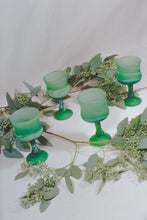 Load image into Gallery viewer, WINE GOBLET IN GREEN