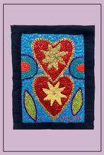 Load image into Gallery viewer, HAITIAN DRAPEAU - EZULIE DANTOR, WITH 2 HEARTS