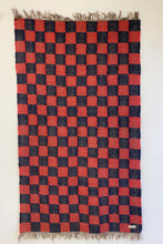 Load image into Gallery viewer, RED AND BLUE CHECKERED RUG - Ancán