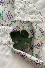 Load image into Gallery viewer, HAND PAINTED NAPKINS IN VINCA
