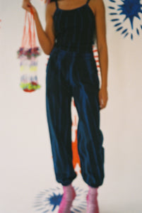 CRESCENT SWEATPANT IN COBALT JUPITER DYE