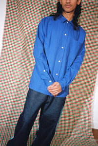 BLUE WEAVE SHIRT SIZE LARGE