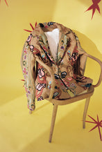Load image into Gallery viewer, arraiolos embroidered burlap statement blazer in multi