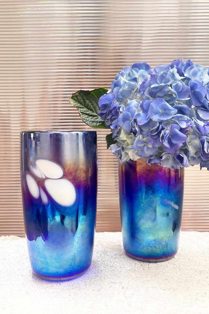 SNOW ON A COBALT SKY TUMBLER SET