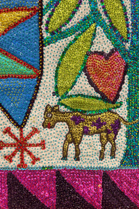 HAITIAN DRAPEAU - GRAND BOIS DOCTEUR FORET, HORSE AND COW