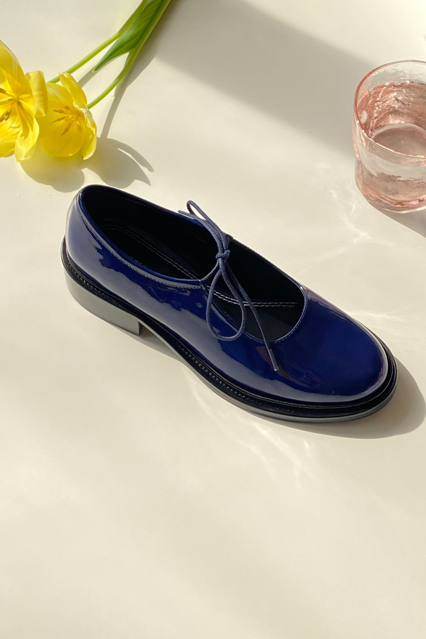 FABIANA SHOE IN NUIT PATENT - Nicole Saldaña