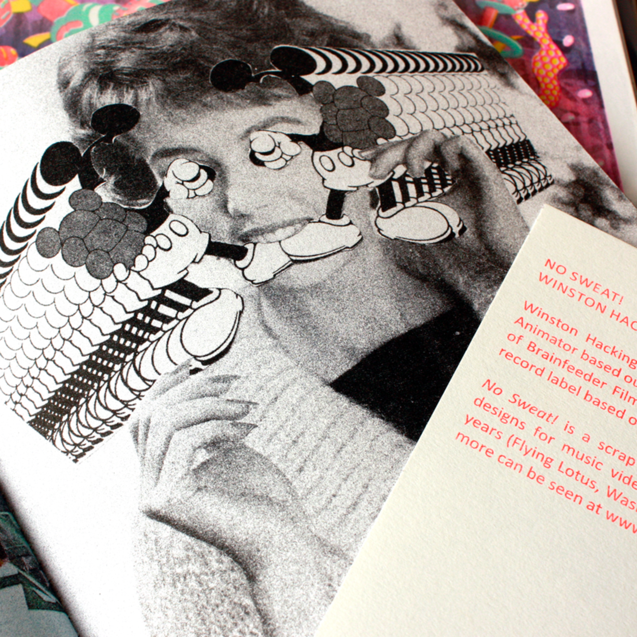 4 colour risograph zine