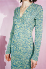 Load image into Gallery viewer, OLYA MIDI DRESS IN YELLOW/BLUE