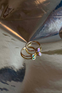 ONDINE RING IN FACETED AMETHYST
