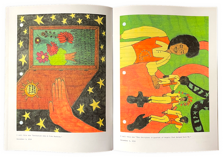 4 colour risograph zine