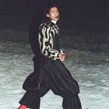 handmade silk bloomers in black