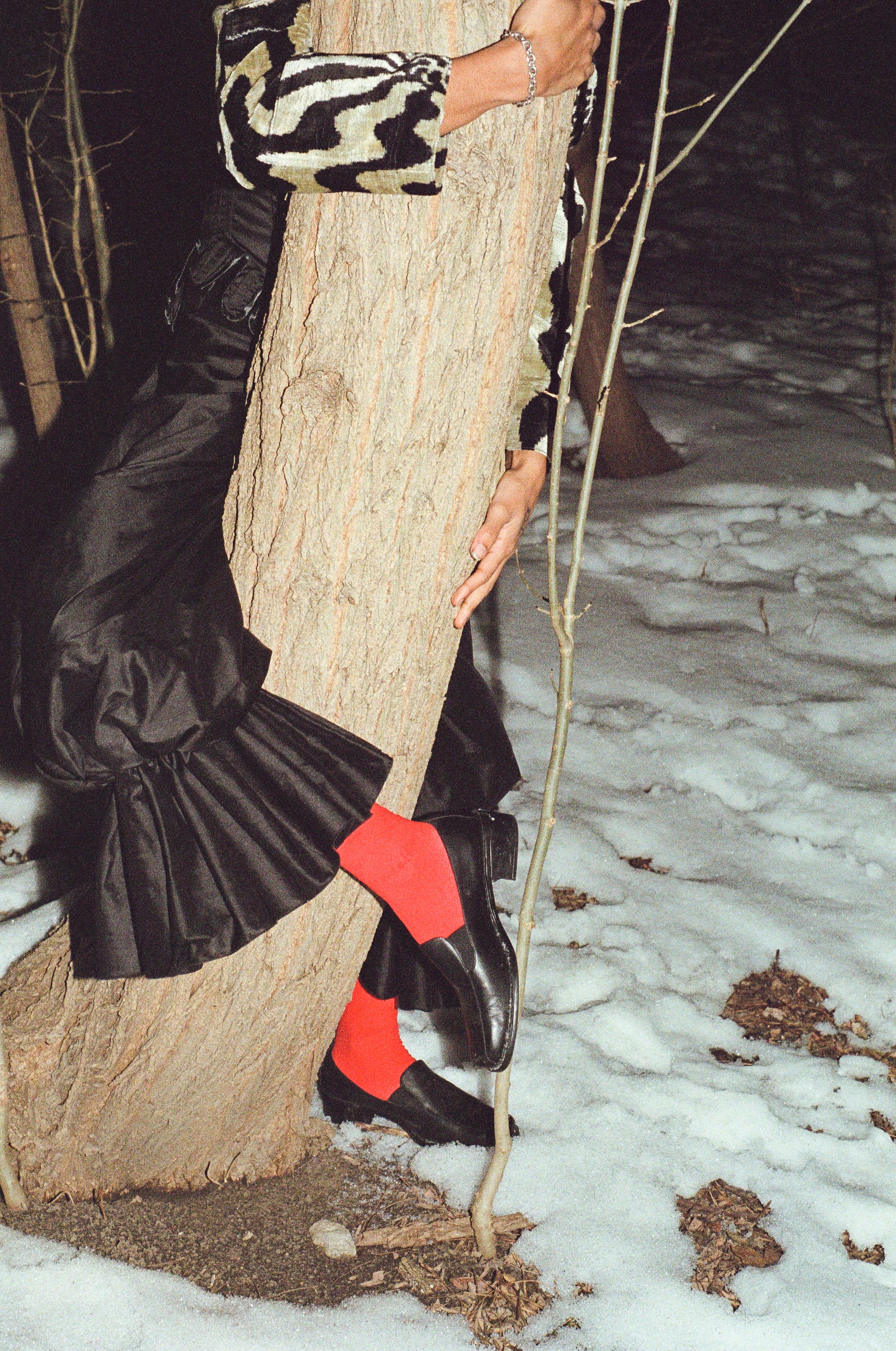 handmade silk bloomers in black
