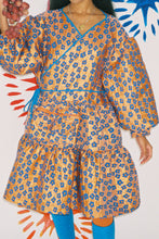 Load image into Gallery viewer, UTILITY WRAP DRESS IN KOI POND